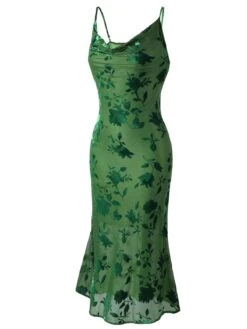 Green 1930s Floral Vintage Dress -BUNBUN Fancy Clothing Shop 001 3 40c23d18 9dae 4ef9 bc17 95db4df145ae