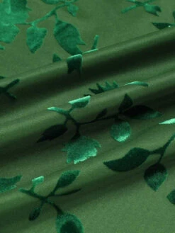 Green 1930s Floral Vintage Dress -BUNBUN Fancy Clothing Shop 001 8