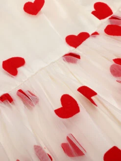 Heart 1950s Mesh Sling Dress 13 Heart 1950s Mesh Sling Dress -BUNBUN Fancy Clothing Shop 05 4