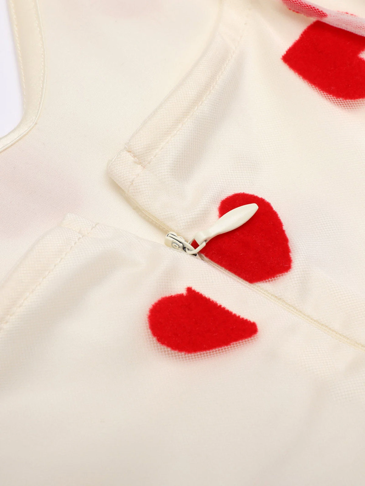 Heart 1950s Mesh Sling Dress 9 Heart 1950s Mesh Sling Dress - Image 7