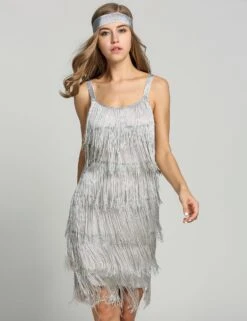 [Clearance] Belted Gray 1920s Fringe Gatsby Dress-US Warehouse -BUNBUN Fancy Clothing Shop 1920s flapper dress 1 168b5229 8c94 47bf 801b 05b2d20cfb87