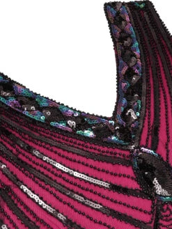 [US Warehouse] Rose Red 1920s Flapper Sequin Dress -BUNBUN Fancy Clothing Shop 1920s dress4 cdb89864 864e 42cf bc54 798c2cd0157a