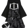 Halloween Gothic Spider Web Swing Dress -BUNBUN Fancy Clothing Shop 1950 c6bb3d78 d6fc 41a5 a03f 4177513dd72e