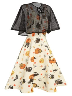 [US Warehouse] Beige 1950s Halloween Cap Costume Dress -BUNBUN Fancy Clothing Shop 3 7b1de46d e467 4873 a914 2a3e13fe8755