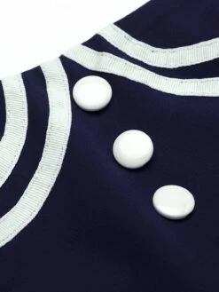 1950s Halter Navy Swing Dress -BUNBUN Fancy Clothing Shop 5 1 c18a940c 5ab4 45f3 9292 d87c3ace454a