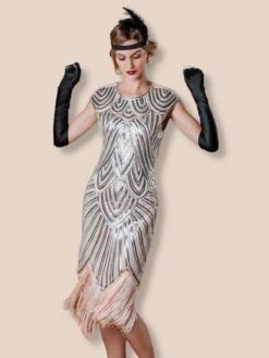 [US Warehouse] Pink 1920s Tassel Gatsby Flapper Dress -BUNBUN Fancy Clothing Shop 8 2585977a 4d9d 4f7e b766 43074e016152