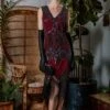 [US Warehouse] 1920s Sequined Fringe Dress -BUNBUN Fancy Clothing Shop ALEX6294