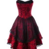 Halloween Gothic Lace Steampunk Dress -BUNBUN Fancy Clothing Shop LS170556 R 2