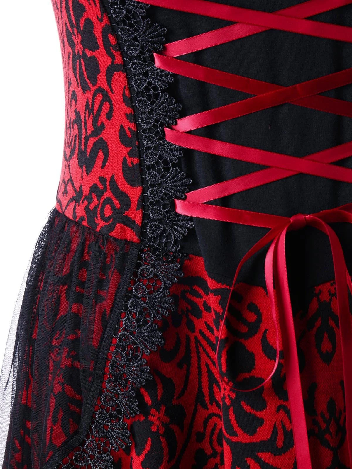 Halloween Gothic Lace Steampunk Dress 6 Halloween Gothic Lace Steampunk Dress - Image 4