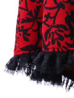 Halloween Gothic Lace Steampunk Dress 11 Halloween Gothic Lace Steampunk Dress -BUNBUN Fancy Clothing Shop LS170556 R 5