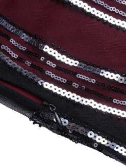 Wine Red 1920s Peacock Flapper Dress 12 Wine Red 1920s Peacock Flapper Dress -BUNBUN Fancy Clothing Shop SCH000301 WR 1 6 75ff0f20 d65c 4766 9766 0ed4bacad74a