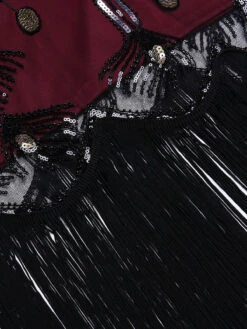 Wine Red 1920s Peacock Flapper Dress 13 Wine Red 1920s Peacock Flapper Dress -BUNBUN Fancy Clothing Shop SCH000301 WR 1 8 5d29a30d e26d 4932 af50 d61c6db0a0ee