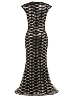 [US Warehouse] Gold 1920s Sequin Maxi Dress -BUNBUN Fancy Clothing Shop SCH000309 3 01656d90 eb0d 4c4a a6ae a9dc97f99137