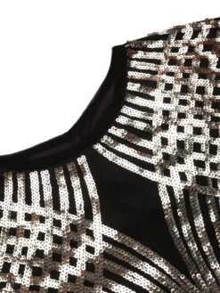 [US Warehouse] Gold 1920s Sequin Maxi Dress -BUNBUN Fancy Clothing Shop SCH000309 4 c913a413 b94e 46f0 bfe9 e66c102c3b5f