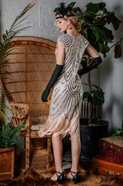 [US Warehouse] Pink 1920s Tassel Gatsby Flapper Dress -BUNBUN Fancy Clothing Shop SCH000344 PP 5 61f0380b c7e8 4835 af1b 5999fa9db07c