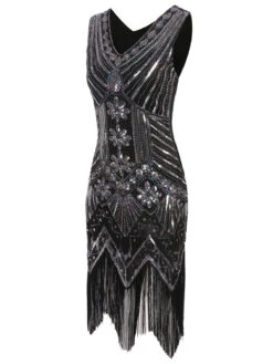 1920s Sequined Fringe Dress -BUNBUN Fancy Clothing Shop SCH000345 S 2 1286938a 8e7a 473d bd48 56612b0a4578