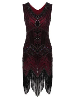 1920s Sequined Fringe Dress -BUNBUN Fancy Clothing Shop SCH000345 WR 1 57209c5f 5d7c 402c b38d 3eadba90bc36