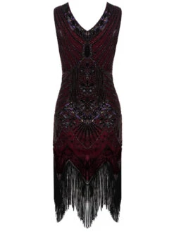 1920s Sequined Fringe Dress -BUNBUN Fancy Clothing Shop SCH000345 WR 3 308061d9 f087 4629 8193 970e118abb99