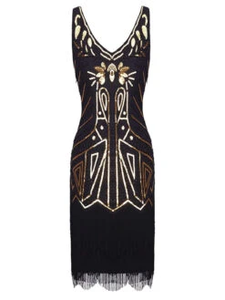 US Only Black 1920sSequin Fringed Flapper Dress -BUNBUN Fancy Clothing Shop SCH000374 B 3 9527d85a dbf2 4181 aa91 8ef0dc809793