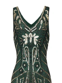 [US Warehouse] Green 1920s Sequin Fringed Flapper Dress -BUNBUN Fancy Clothing Shop SCH000374 G 3 67fa726b 241b 4de1 b40c e220aec29ccf