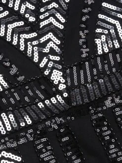 [US Warehouse] Black 1920s Geometric Sequined Dress -BUNBUN Fancy Clothing Shop SCH000390 S 5 79176a2e 9f80 471a ac47 cad60b65de91