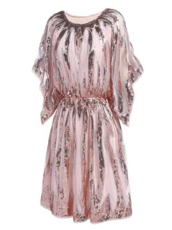 [US Warehouse] Pink 1920s Sequined Flare Sleeve Dress -BUNBUN Fancy Clothing Shop SCH000397 PP 3 ef269b98 56d7 440f 9ac1 47f9e0a81551