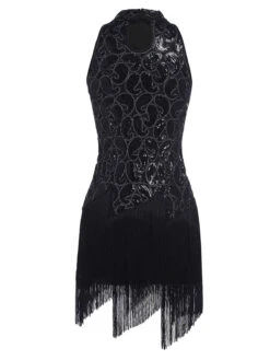 [US Warehouse] Black 1920s Sequined Glitter Dress -BUNBUN Fancy Clothing Shop SCH000403 4 c1f91de1 ffb4 4ade b93a 3744d0abc7ef