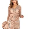 [US Warehouse] Pink 1920s Sequined Long Sleeve Dress -BUNBUN Fancy Clothing Shop SCH000427 PP 2 9b712061 a08c 4e41 89e7 29123b464c1b