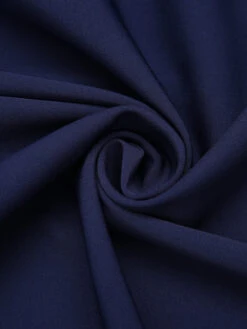 Navy Blue 1950s Striped Patchwork Dress -BUNBUN Fancy Clothing Shop SCH000659 7