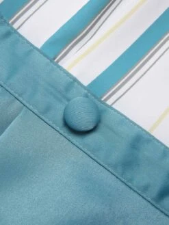 Blue 1950s Stripes Patchwork Pocketed Dress 19 Blue 1950s Stripes Patchwork Pocketed Dress -BUNBUN Fancy Clothing Shop SCH001112 5