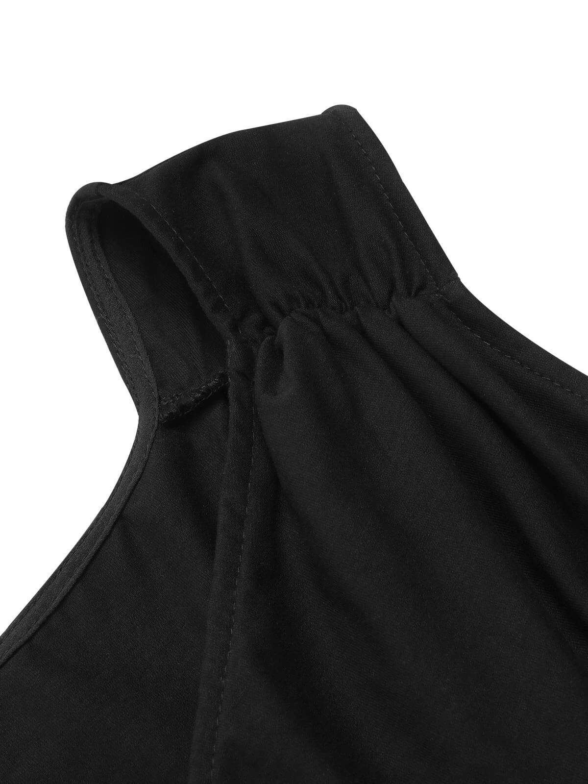 Black & Yellow 1950s Pumpkin Bat Spider Dress 7 Black & Yellow 1950s Pumpkin Bat Spider Dress - Image 5