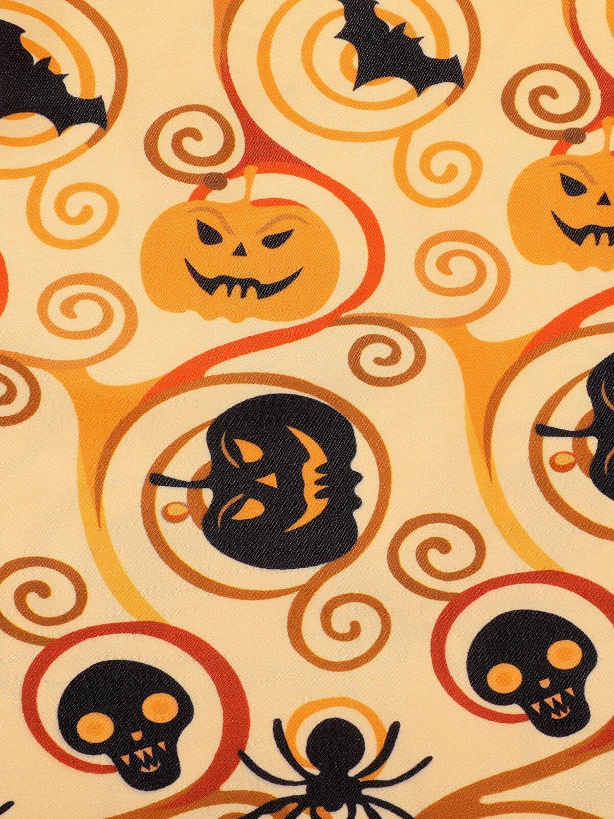 Black & Yellow 1950s Pumpkin Bat Spider Dress 9 Black & Yellow 1950s Pumpkin Bat Spider Dress - Image 7