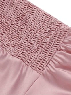 Pink 1950s Halloween Bloodstain Halter Dress -BUNBUN Fancy Clothing Shop SCHL000825 5 compressed