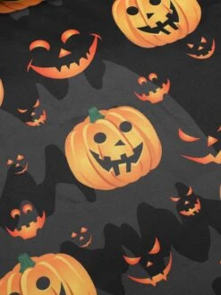 1950s Halloween Pumpkin Bow Tie Dress -BUNBUN Fancy Clothing Shop SCHL000826 6 compressed