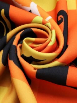 1950s Halloween Lace-Up Peter Pan Collar Dress -BUNBUN Fancy Clothing Shop SCHL000829 6