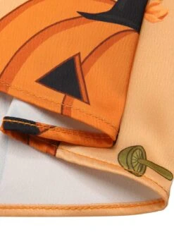 Orange 1950s Halloween Sleeveless Beading Dress -BUNBUN Fancy Clothing Shop SCHL000850 6 compressed