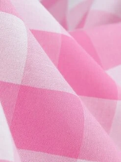 1950s Plaid Strap Swing Dress -BUNBUN Fancy Clothing Shop SCHL001478 LP 4