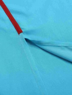 Royal Blue & Red 1960s Button Pencil Dress -BUNBUN Fancy Clothing Shop SCHL002187 6