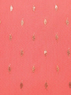 Coral Pink 1950s V-Neck Sequin Dress 13 Coral Pink 1950s V-Neck Sequin Dress -BUNBUN Fancy Clothing Shop SCHL002377 4