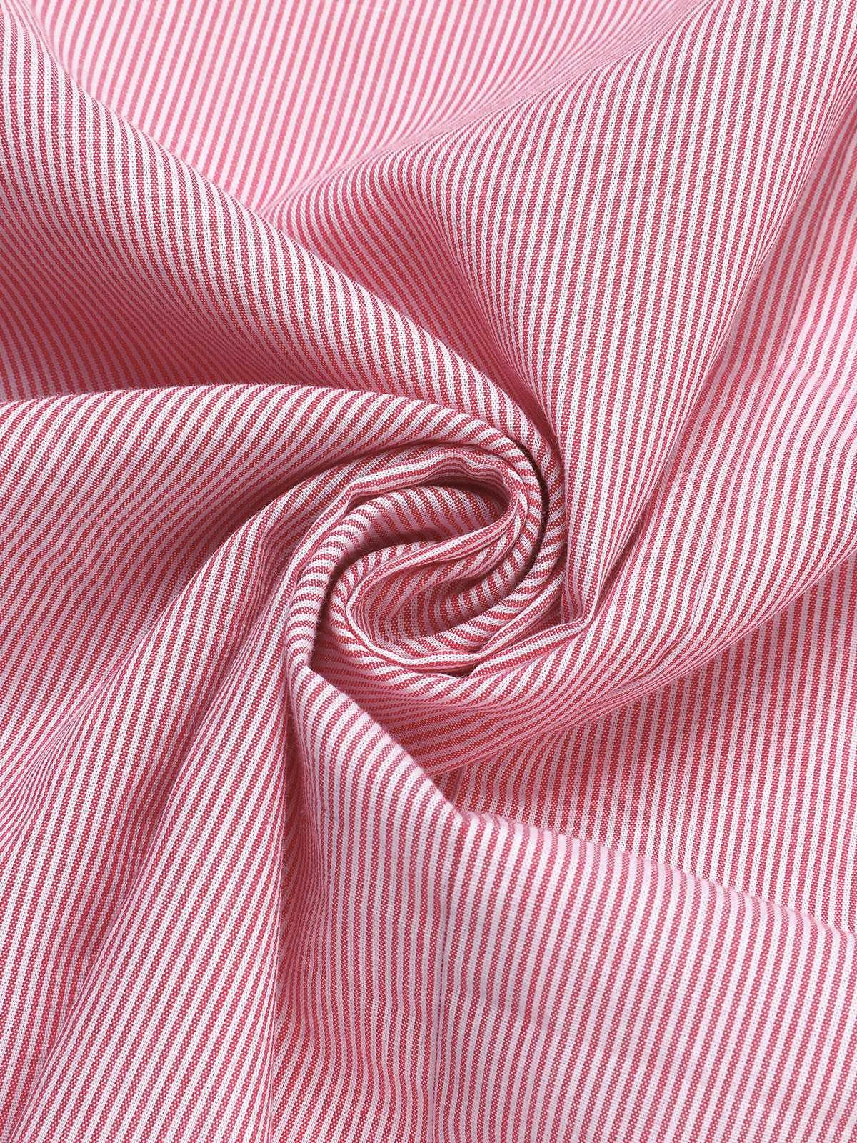 Pink 1960s Halter Stripes Slit Dress 7 Pink 1960s Halter Stripes Slit Dress - Image 5