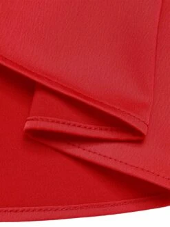 Red 1950s Christmas Plaids Off-Shoulder Dress 15 Red 1950s Christmas Plaids Off-Shoulder Dress -BUNBUN Fancy Clothing Shop SCHL002641 6