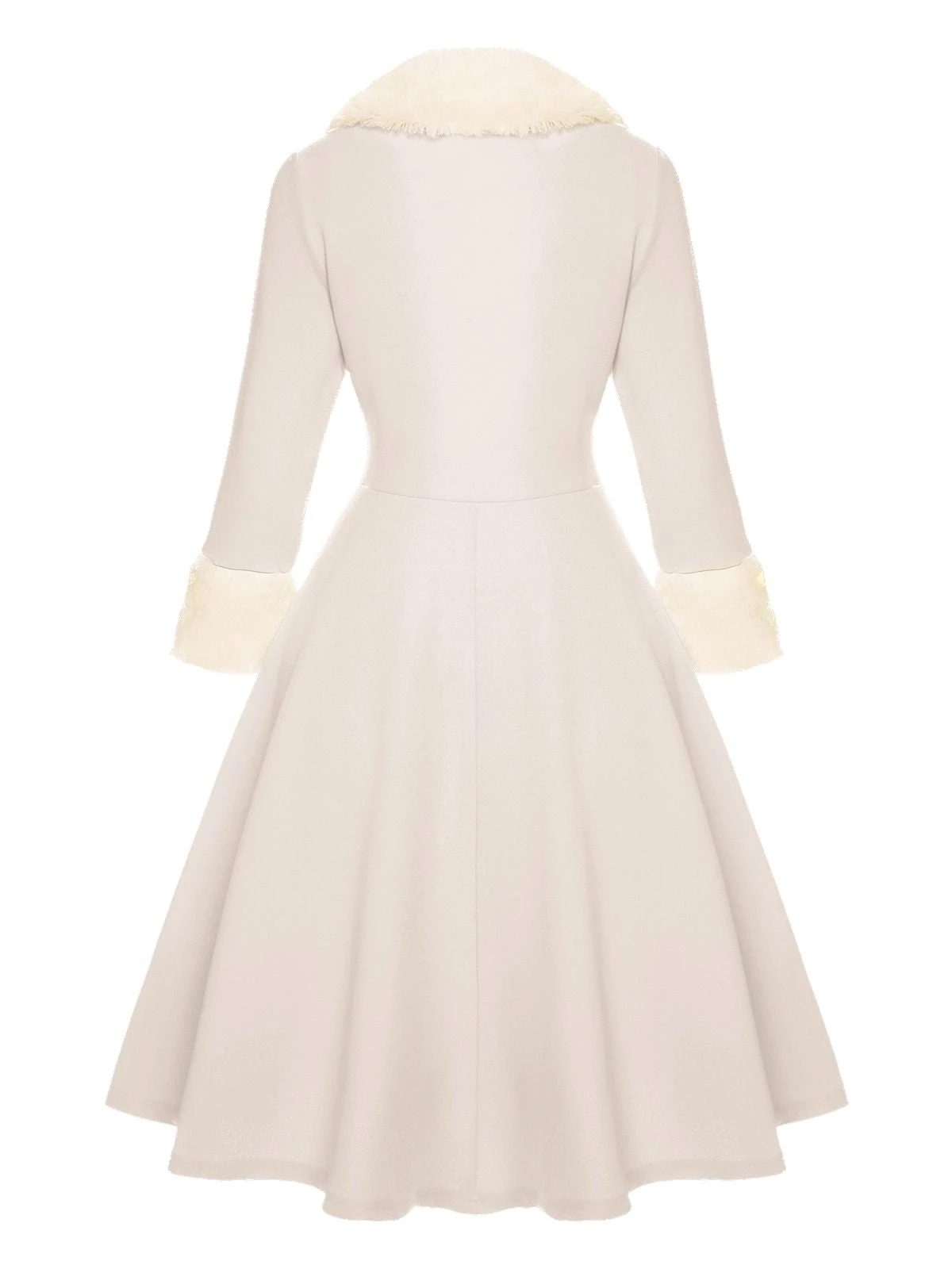 Red & White 1950s Christmas Lapel Dress 6 Red & White 1950s Christmas Lapel Dress - Image 4