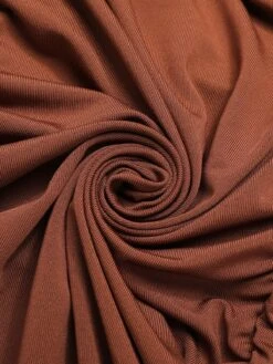 1960s Solid Mesh Pleated Hip Dress -BUNBUN Fancy Clothing Shop SCHL003208 5