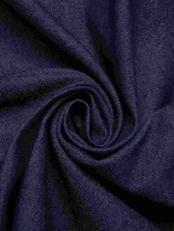 Blue 1960s Solid Square Neck Cowboy Dress -BUNBUN Fancy Clothing Shop SCHL003852 BL 01 7