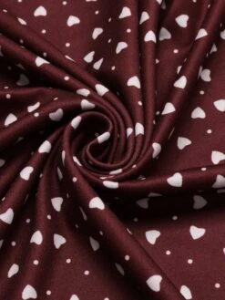 Red 1960s Polka Dots Off-Shoulder Dress 9 Red 1960s Polka Dots Off-Shoulder Dress -BUNBUN Fancy Clothing Shop SCHL004415 4