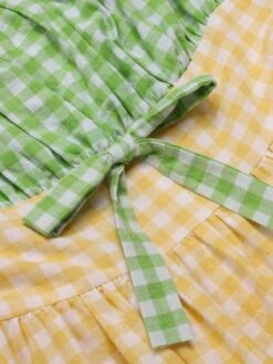 [Pre-Sale] Multicolor 1950s Spaghetti Straps Plaid Patchwork Dress -BUNBUN Fancy Clothing Shop SCHL004547 6