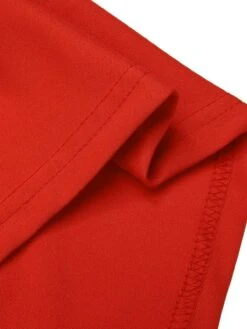 Retro 1930s Solid Halter Mermaid Dress -BUNBUN Fancy Clothing Shop SCHL004559 4