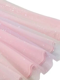 Pink 1950s Halter Mesh Sequined Dress -BUNBUN Fancy Clothing Shop SCHL004675 PAT 3