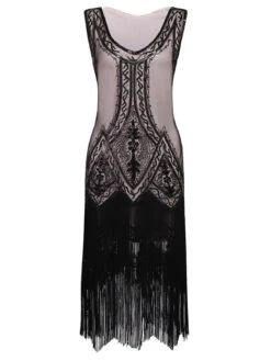 [US Warehouse] 1920s Beaded Fringed Flapper Dress -BUNBUN Fancy Clothing Shop SCV000107 PP 1
