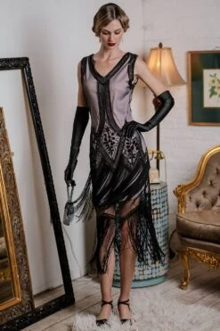 [US Warehouse] 1920s Beaded Fringed Flapper Dress -BUNBUN Fancy Clothing Shop SCV000107 PP 1 5744f26e 2d8e 4f21 b1d0 603bc065e3c2
